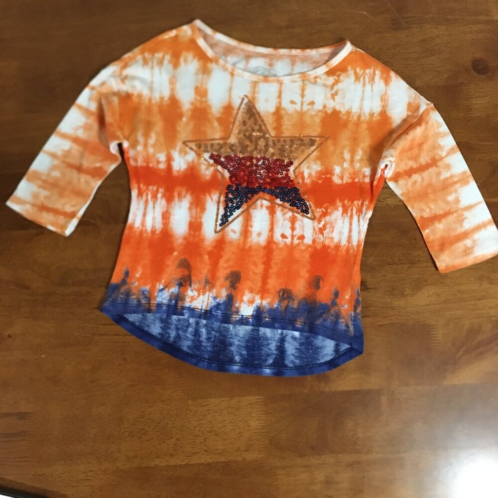 Girls 3/4 Length Sleeve T-shirt